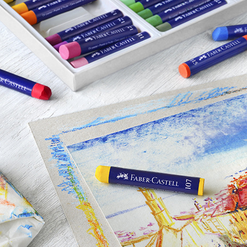 FABER-CASTELL - 24 PASTEL DE OLEO 127024 ( Imagem 3 de 3 ) - Preview