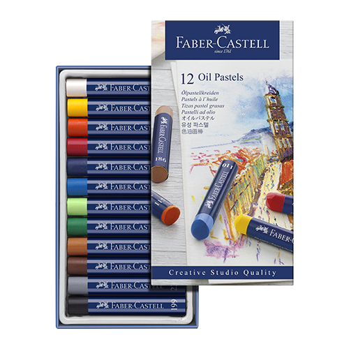 FABER-CASTELL - 12  PASTEL OLEO - 127012 ( Imagem 2 de 2 ) - Preview