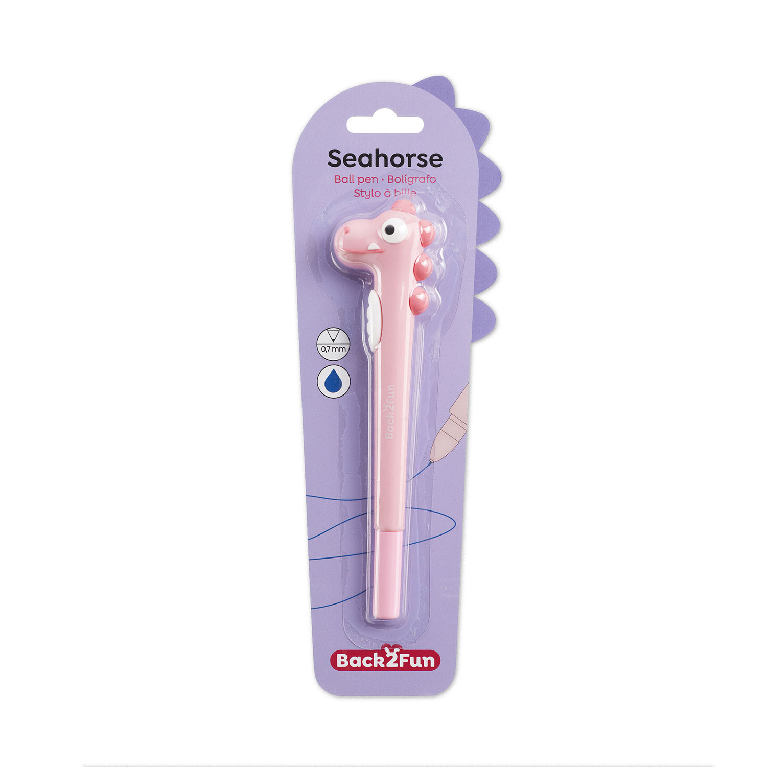 Esferográfica Miquelrius Back2Fun Cavalo Marinho Rosa Blister Mr11918 ( Imagem 3 de 4 ) - Preview