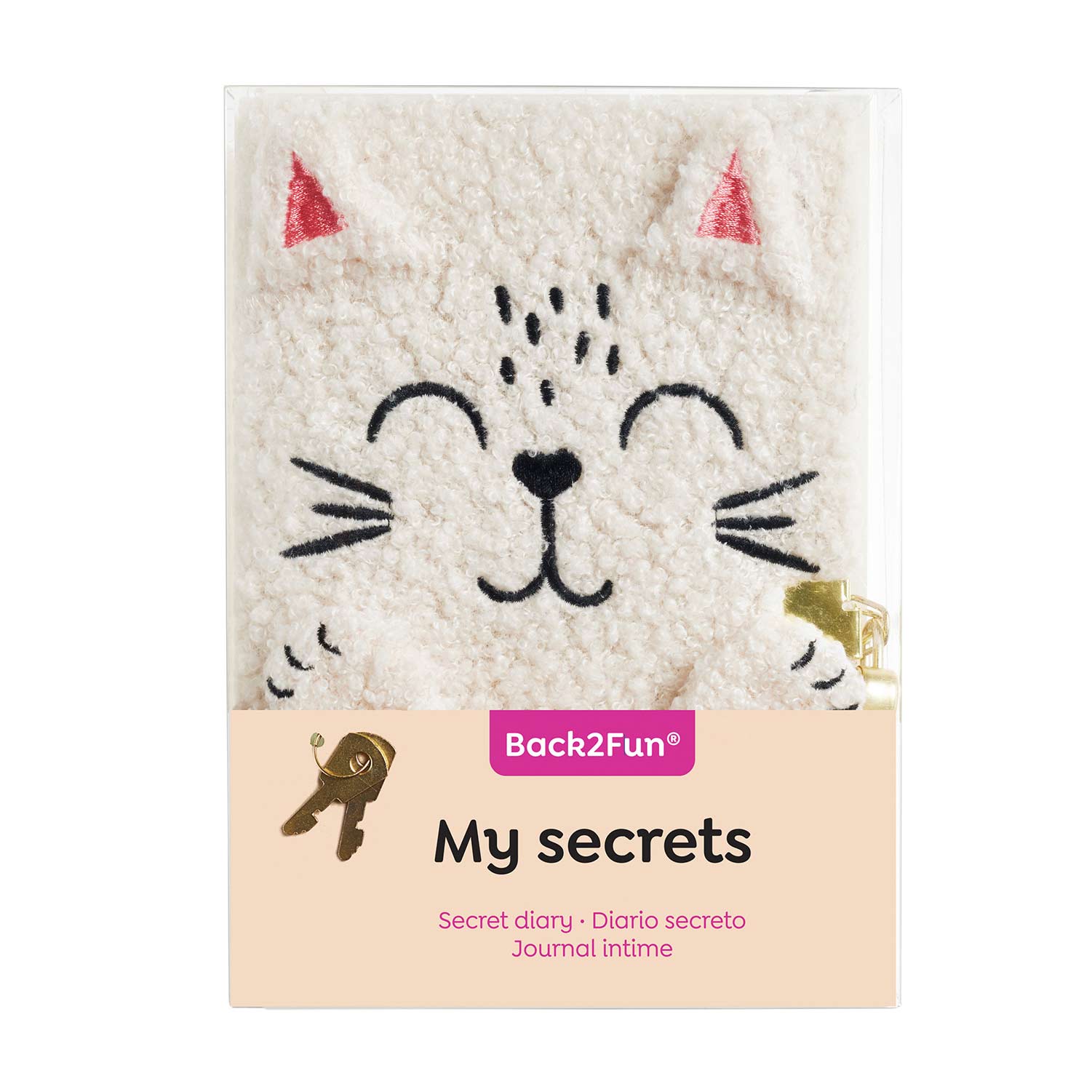 Diário Secreto Peluche Gatinho ( Imagem 3 de 4 ) - Preview