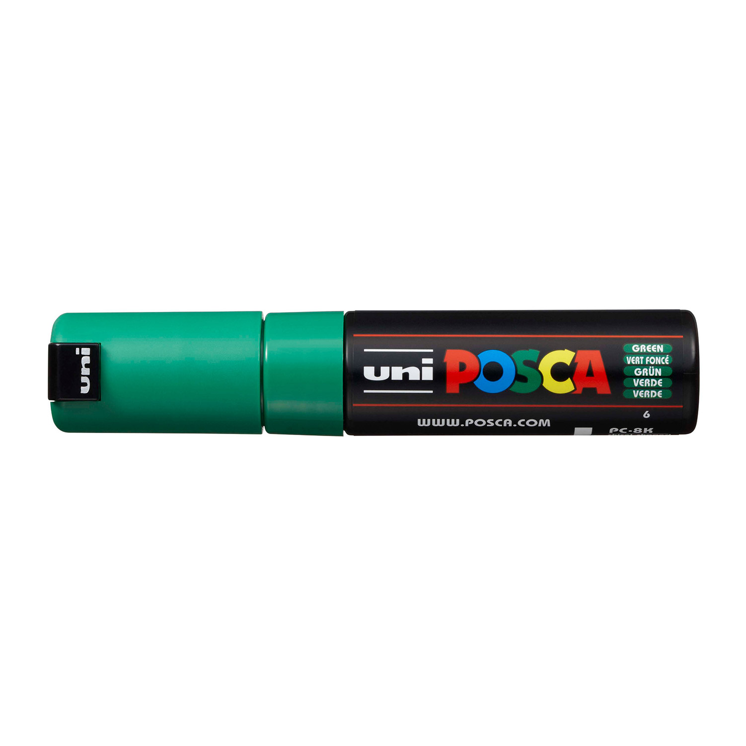 Marcador Permanente Uni Posca Pc-8K Grosso 8Mm Verde 6 ( Imagem 2 de 2 ) - Preview