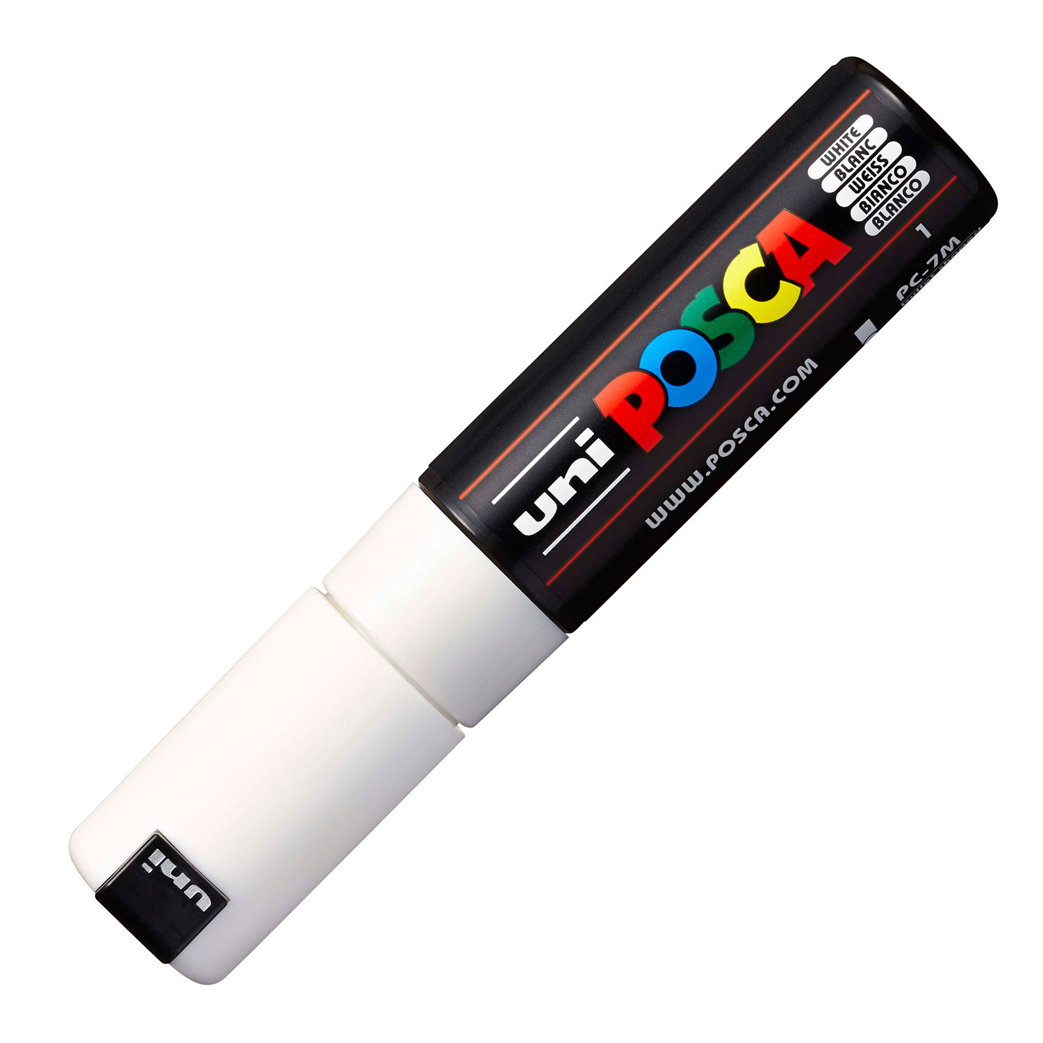Marcador Permanente Uni Posca Pc-7M Grosso 4,5-5,5Mm Branco 1 ( Imagem 2 de 2 ) - Preview