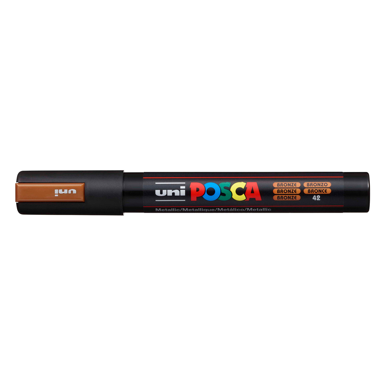 Marcador Permanente Uni Posca Pc-5M Medio 1,8-2,5Mm Bronze 42 ( Imagem 2 de 2 ) - Preview