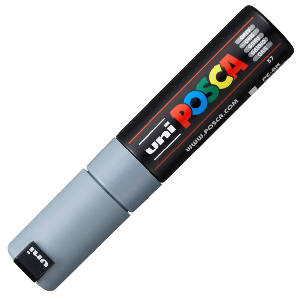 Marcador Uni Posca Pc-8K Grosso 8Mm Cinza 37 ( Imagem 2 de 2 ) - Preview