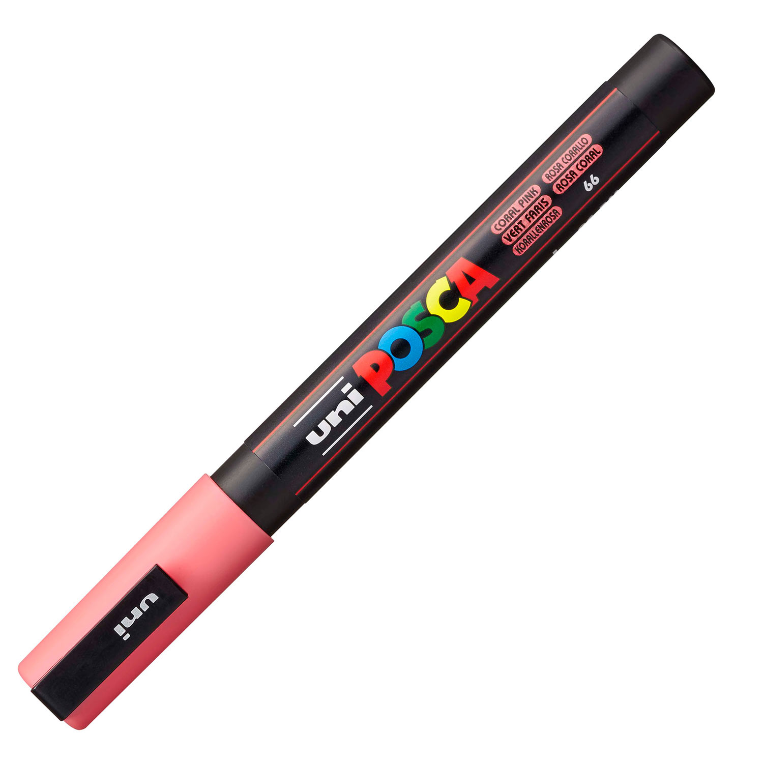 UNI - POSCA 3M CORAL PINK - 66 ( Imagem 2 de 2 ) - Preview