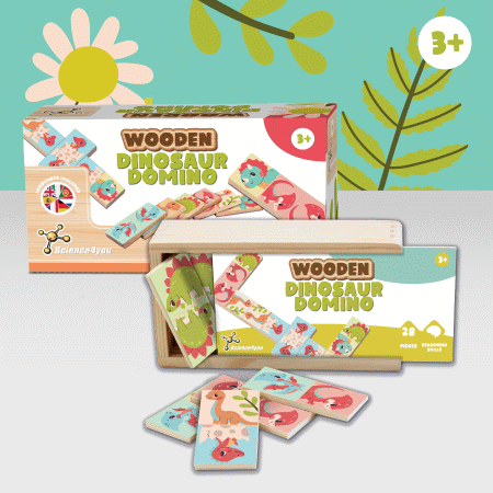 Science4you Dominó de Madeira Infantil - Dinossauros ( Imagem 3 de 4 ) - Preview