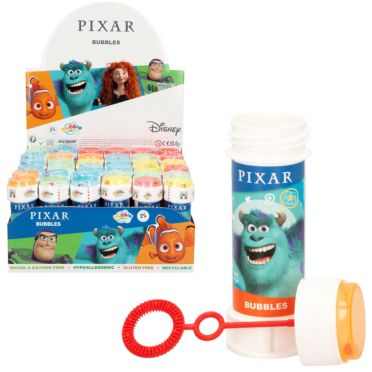 Bolas De Sabão Bubble World Pixar 60Ml Sortido 77288 ( Imagem 2 de 4 ) - Preview