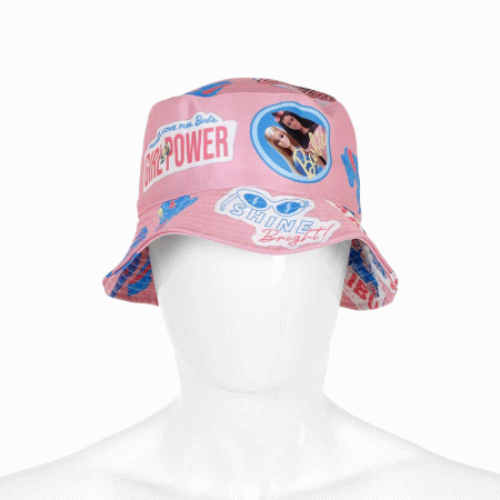 Barbie Malibu Chapéu Infantil Bucket, Rosa ( Imagem 2 de 4 ) - Preview