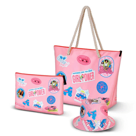 Barbie Malibu Chapéu Infantil Bucket, Rosa ( Imagem 3 de 4 ) - Preview