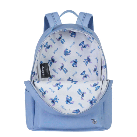Disney Lilo e Stitch Steel Mochila Heady, Azul ( Imagem 4 de 5 ) - Preview