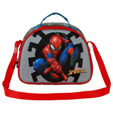 Marvel Homem-Aranha Symbol Lancheira 3D, Cinza ( Imagem 2 de 3 ) - Preview