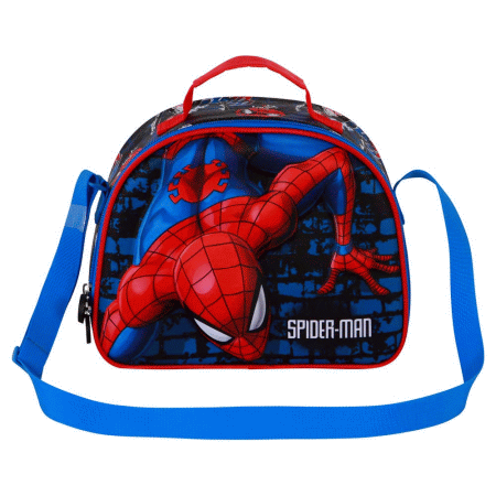 Marvel Homem-Aranha Wall Lancheira 3D, Vermelha ( Imagem 3 de 3 ) - Preview