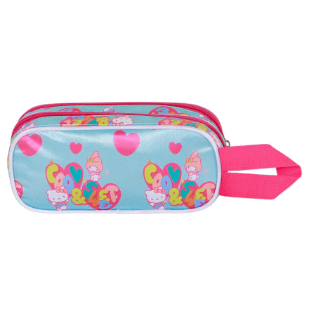 Sanrio Hello Kitty Friendship Estojo Duplo 3D, Azul ( Imagem 2 de 3 ) - Preview