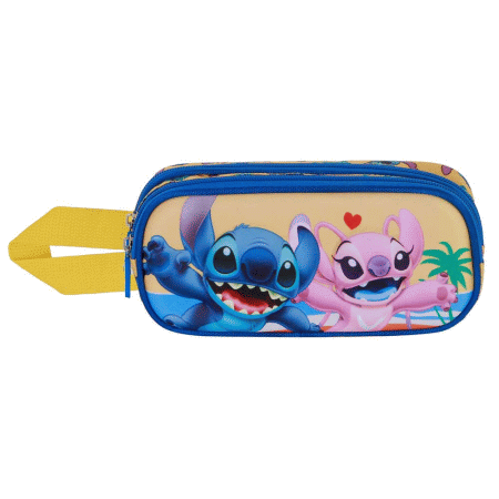 Disney Lilo e Stitch Ocean Estojo Duplo 3D, Azul ( Imagem 2 de 3 ) - Preview