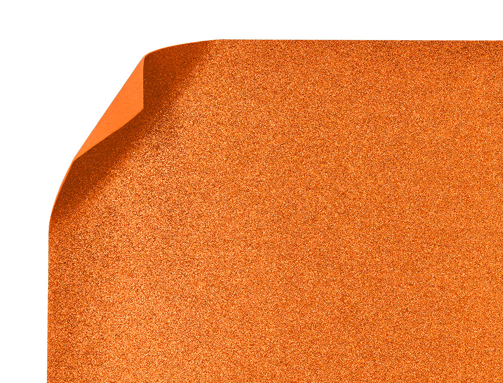Goma eva com purpurina liderpapel 50x70cm 60gr espessura 2mm laranja ( Imagem 3 de 9 ) - Preview