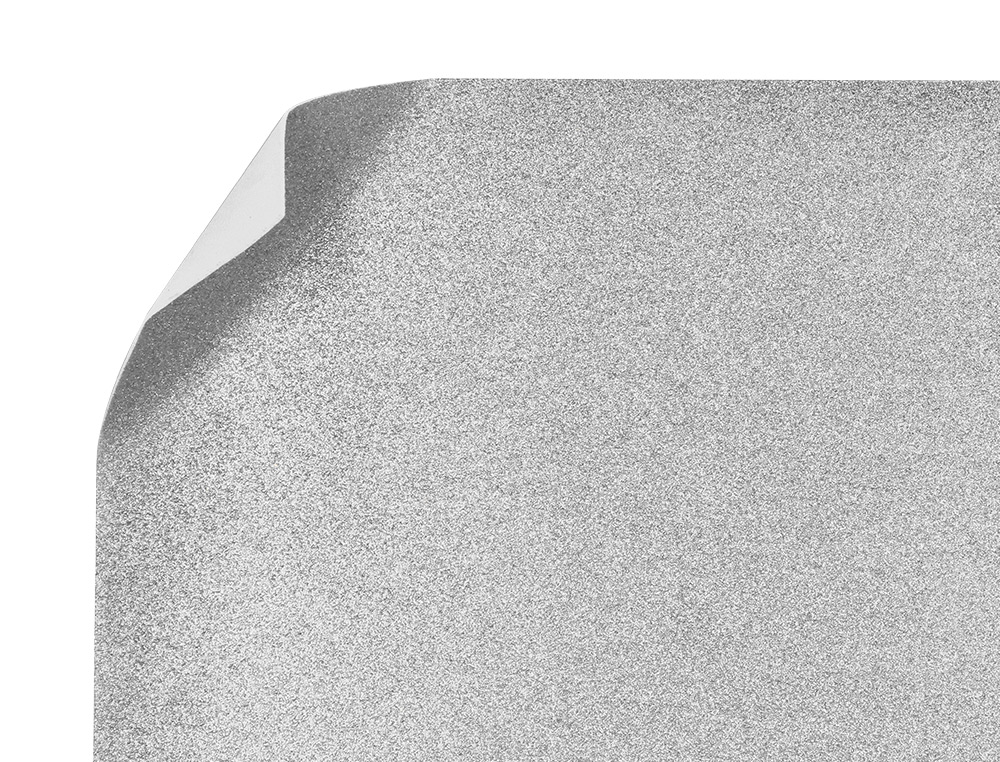 Goma eva com purpurina liderpapel 50x70cm 60gr espessura 2mm prata ( Imagem 3 de 9 ) - Preview