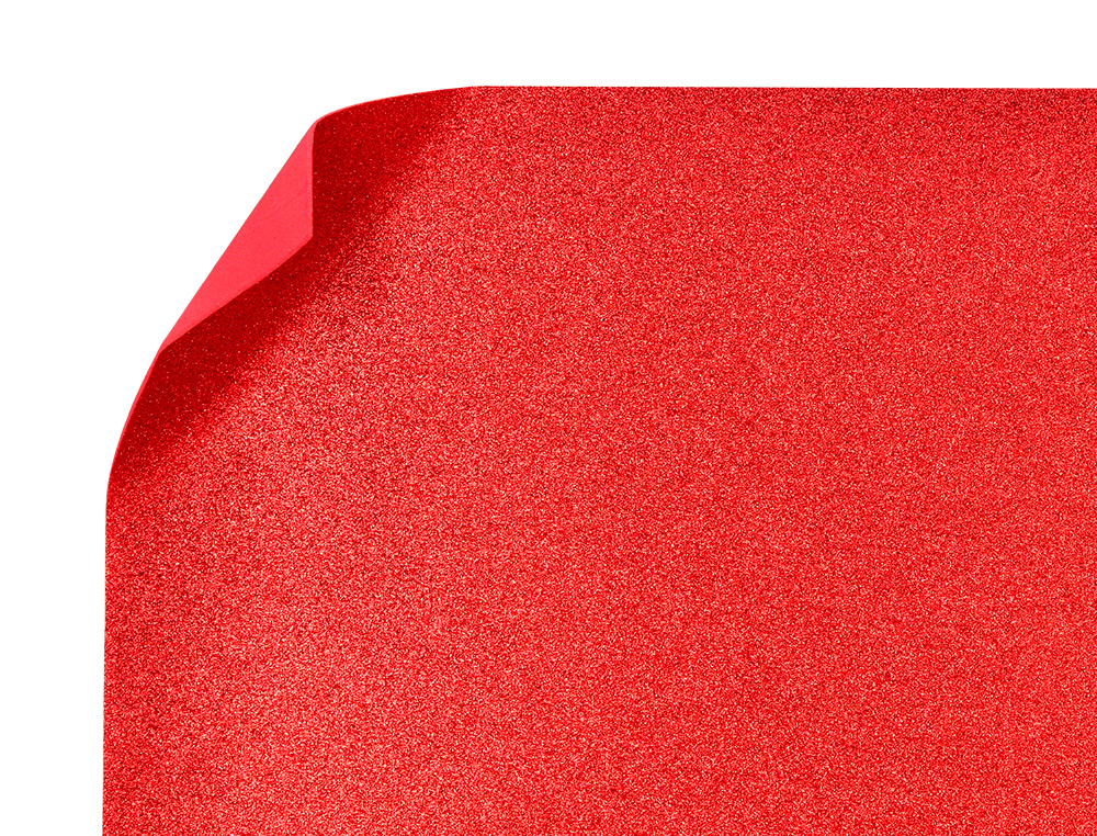 Goma eva com purpurina liderpapel 50x70cm 60gr espessura 2mm vermelho (10 unidades) ( Imagem 3 de 9 ) - Preview