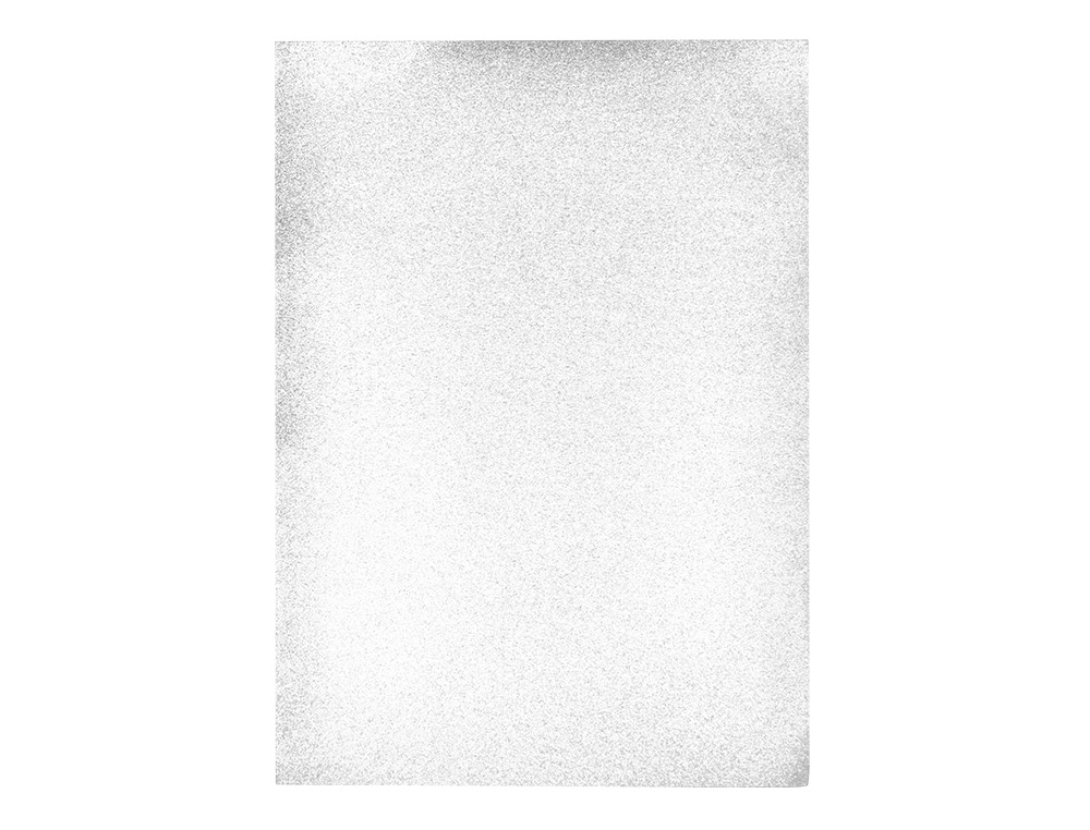Goma eva com purpurina liderpapel 50x70cm 60gr espessura 2 mm branco ( Imagem 2 de 9 ) - Preview