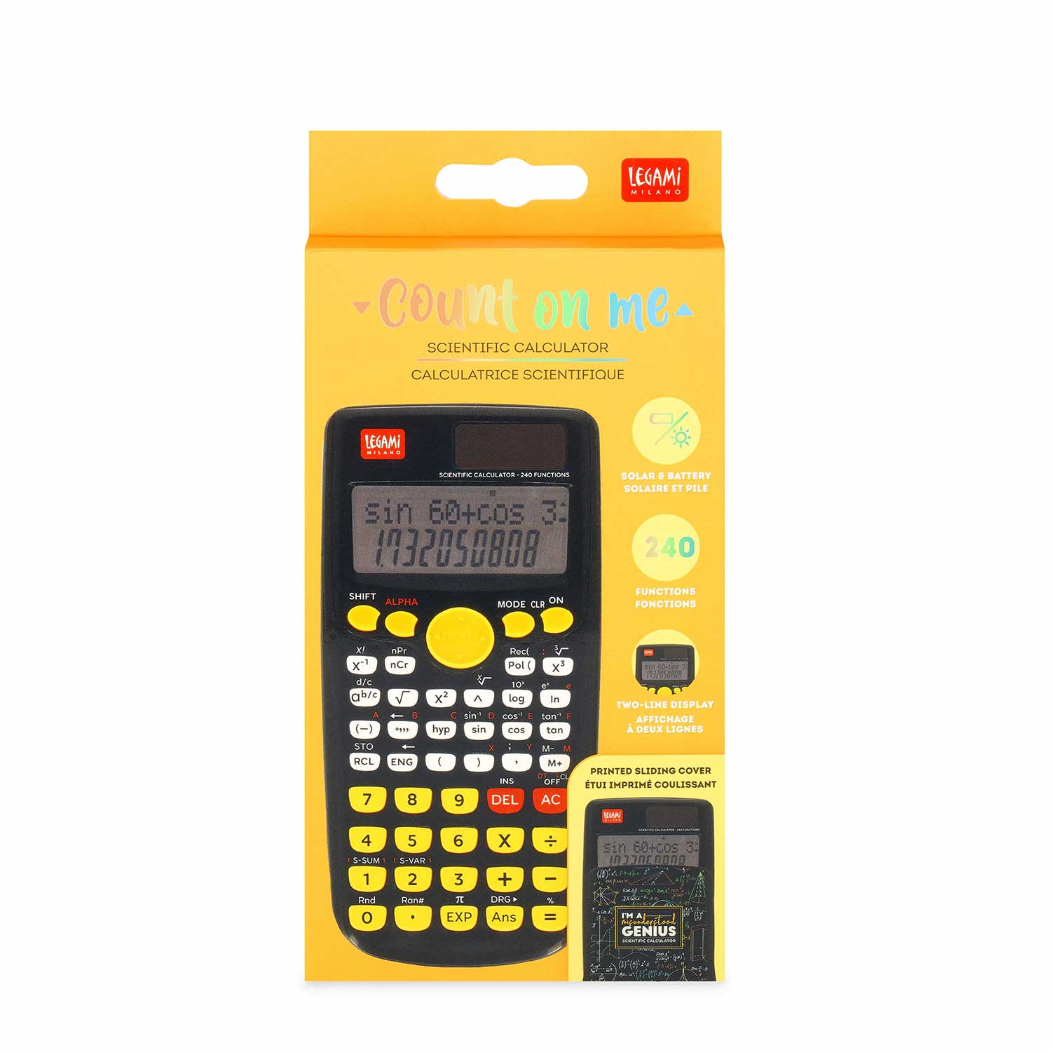 Calculadora Cientifica Legami Count On Me Genius 10 Digitos Sclt0002 ( Imagem 4 de 4 ) - Preview