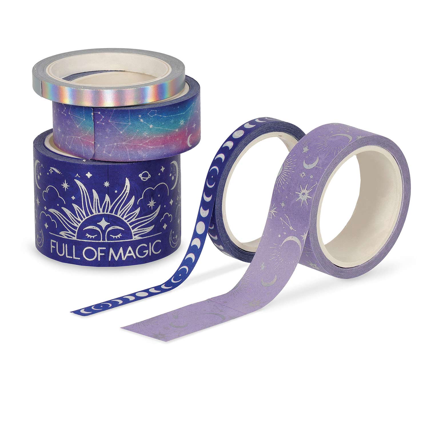 Fita Decorativa Washi Tape Legami Tape By Tape Magic (5 Un) Tap0010 ( Imagem 2 de 2 ) - Preview