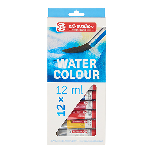 Caixa 12 Tubos de Tinta Aguarela Talens 12ml ( Imagem 2 de 2 ) - Preview
