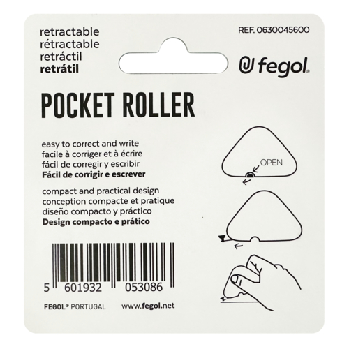 Fita Corretora Fegol Pocket Roller ( Imagem 4 de 4 ) - Preview