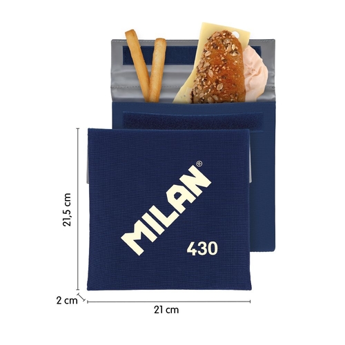 Saco de Alimentos Isotérmico Milan 430 Azul ( Imagem 3 de 3 ) - Preview