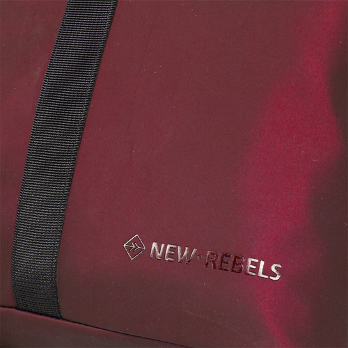 Mochila New Rebels Mart Los Angeles Rolltop Mini Bordeaux Metálico ( Imagem 4 de 4 ) - Preview