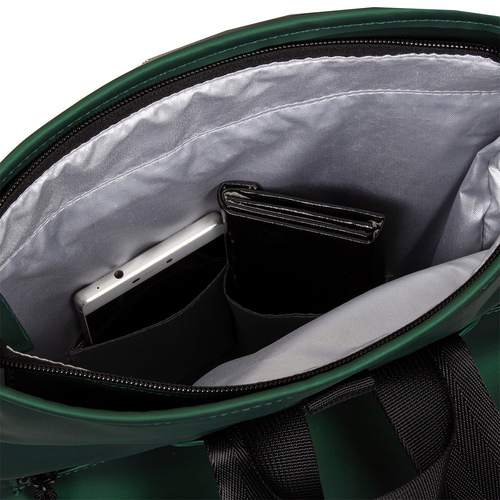 Mochila New Rebels Mart Los Angeles Rolltop Mini Verde Metálico ( Imagem 3 de 4 ) - Preview