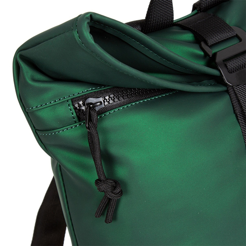 Mochila New Rebels Mart Los Angeles Rolltop Mini Verde Metálico ( Imagem 4 de 4 ) - Preview