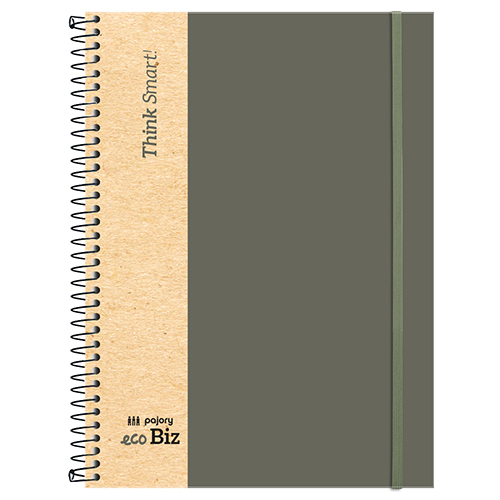 Caderno Espiral Capa Dura A4 60 Folhas Pajory Ecobiz II Pautado ( Imagem 4 de 4 ) - Preview