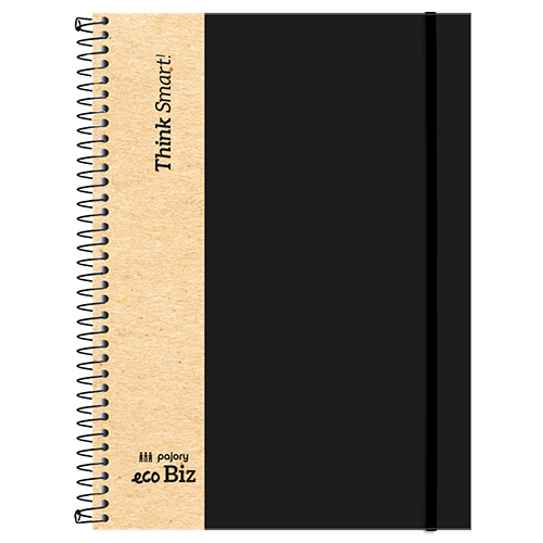 Caderno Espiral Capa Dura A4 60 Folhas Pajory Ecobiz II Xadrez ( Imagem 3 de 4 ) - Preview