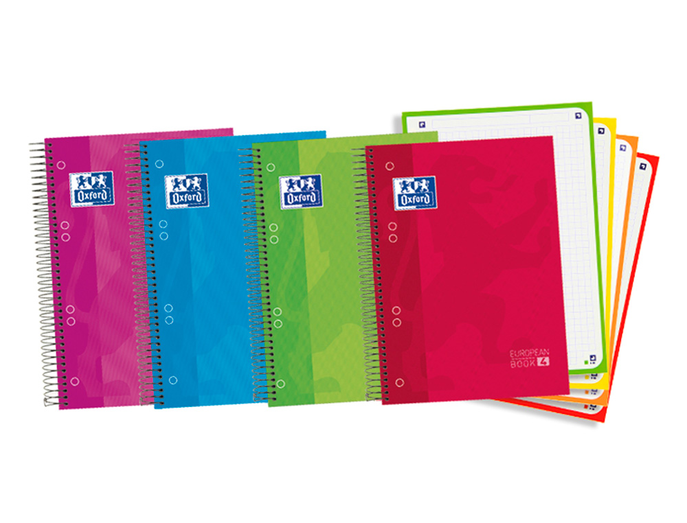 Caderno Espiral Oxford A5 Quadriculado +50% Fls - Capa Extradura Microperfurado ( Imagem 4 de 8 ) - Preview