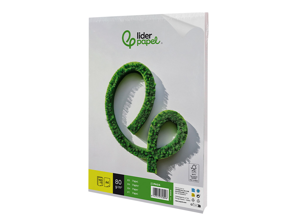 Papel liderpapel din a4 80 gr 100 folhas + 10 folhas gratis ( Imagem 4 de 17 ) - Preview