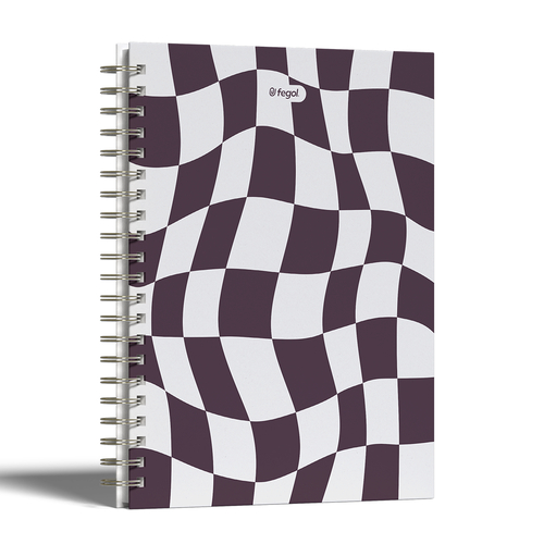 Caderno Espiral Capa Dura A4 80 Folhas Fegol Trip Pautado ( Imagem 2 de 4 ) - Preview