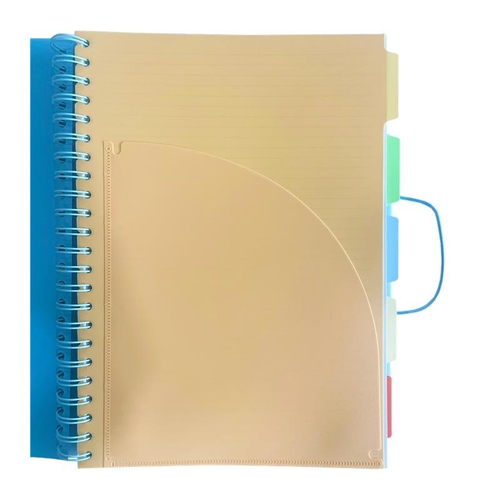 Caderno Fegol For All Pastel Capa PP e 5 Divisórias ( Imagem 3 de 3 ) - Preview