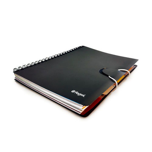 Caderno Fegol For All com capa PP e 5 divisórias ( Imagem 4 de 4 ) - Preview