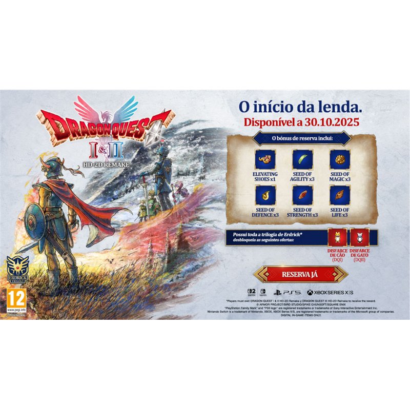 DRAGON QUEST I & II HD-2D Remake Nintendo Switch 2 ( Imagem 2 de 2 ) - Preview