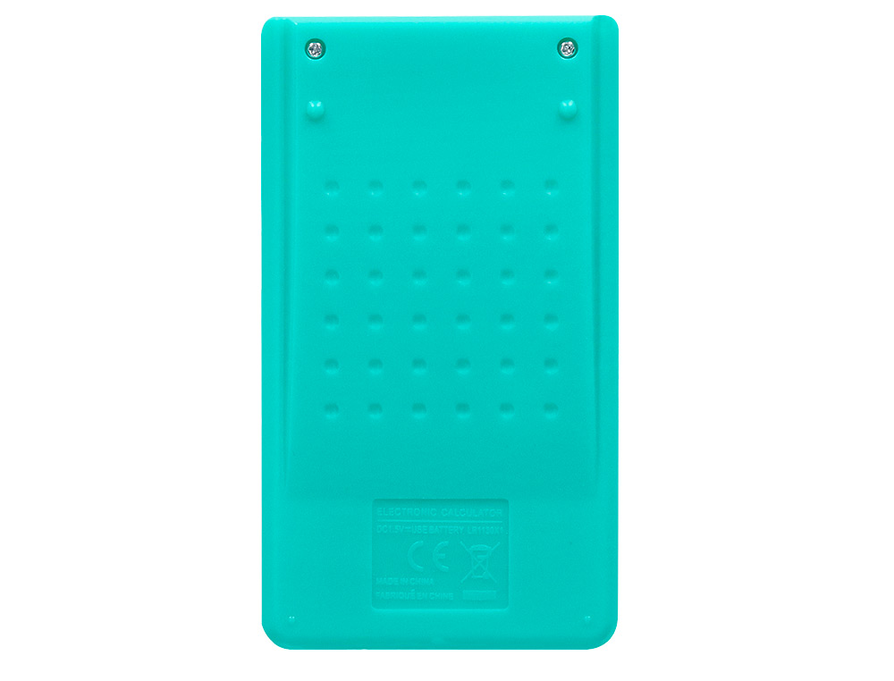 Calculadora liderpapel de bolso xf13 8 digitos solar e pilhas cor verde 115x65x8 mm ( Imagem 5 de 11 ) - Preview