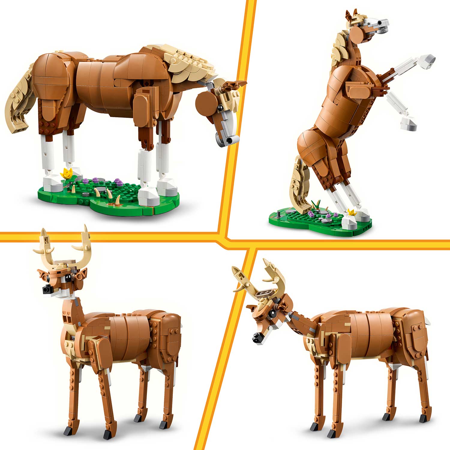 Lego Creator 3-In-1 Cavalo Encantador 31166 ( Imagem 3 de 4 ) - Preview