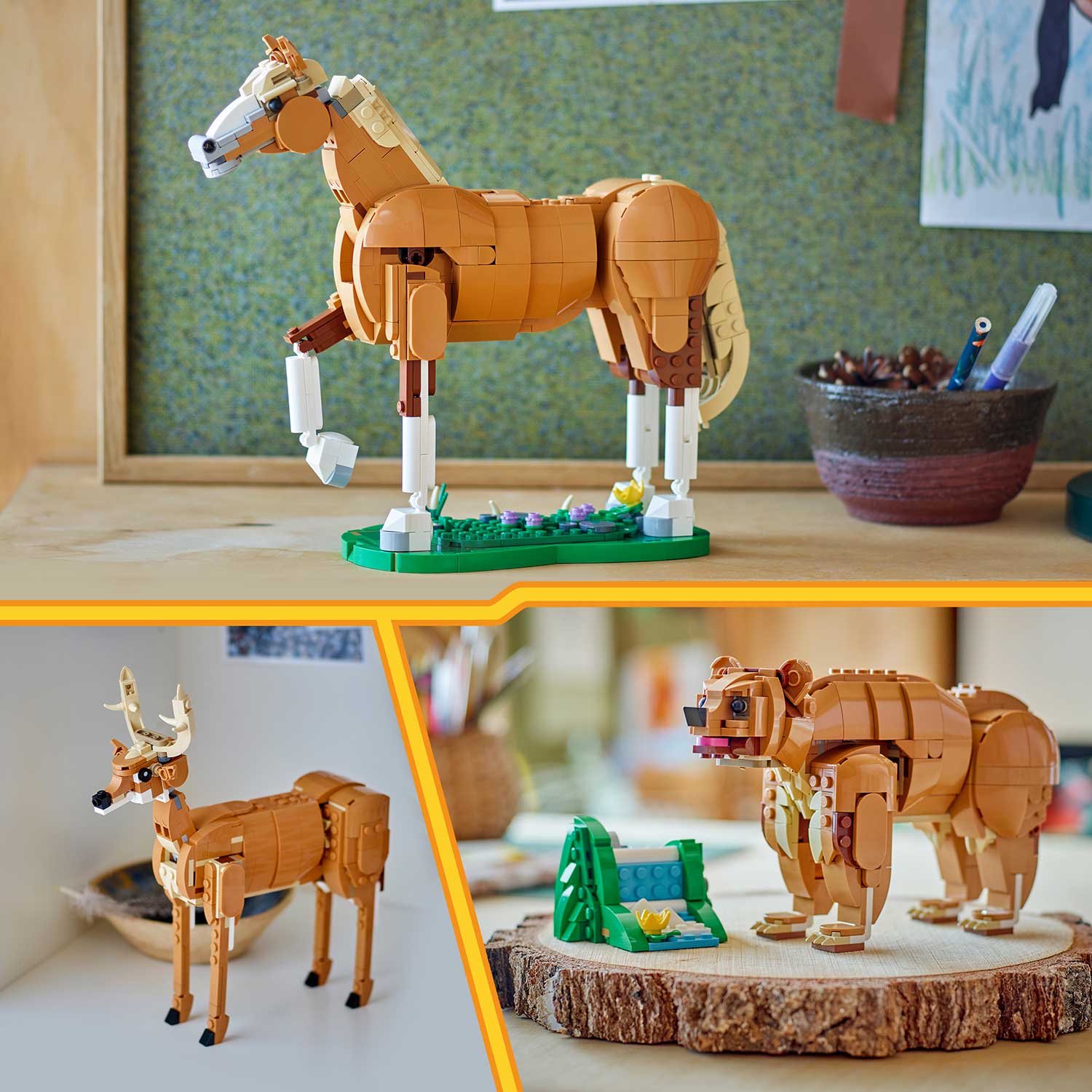 Lego Creator 3-In-1 Cavalo Encantador 31166 ( Imagem 4 de 4 ) - Preview