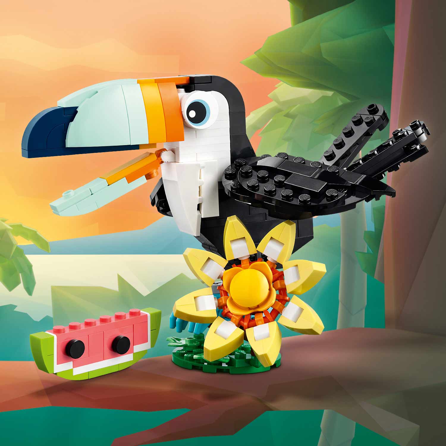 Lego Creator 3-In-1 Animais Selvagens: Tucano Tropical 31173 ( Imagem 4 de 4 ) - Preview