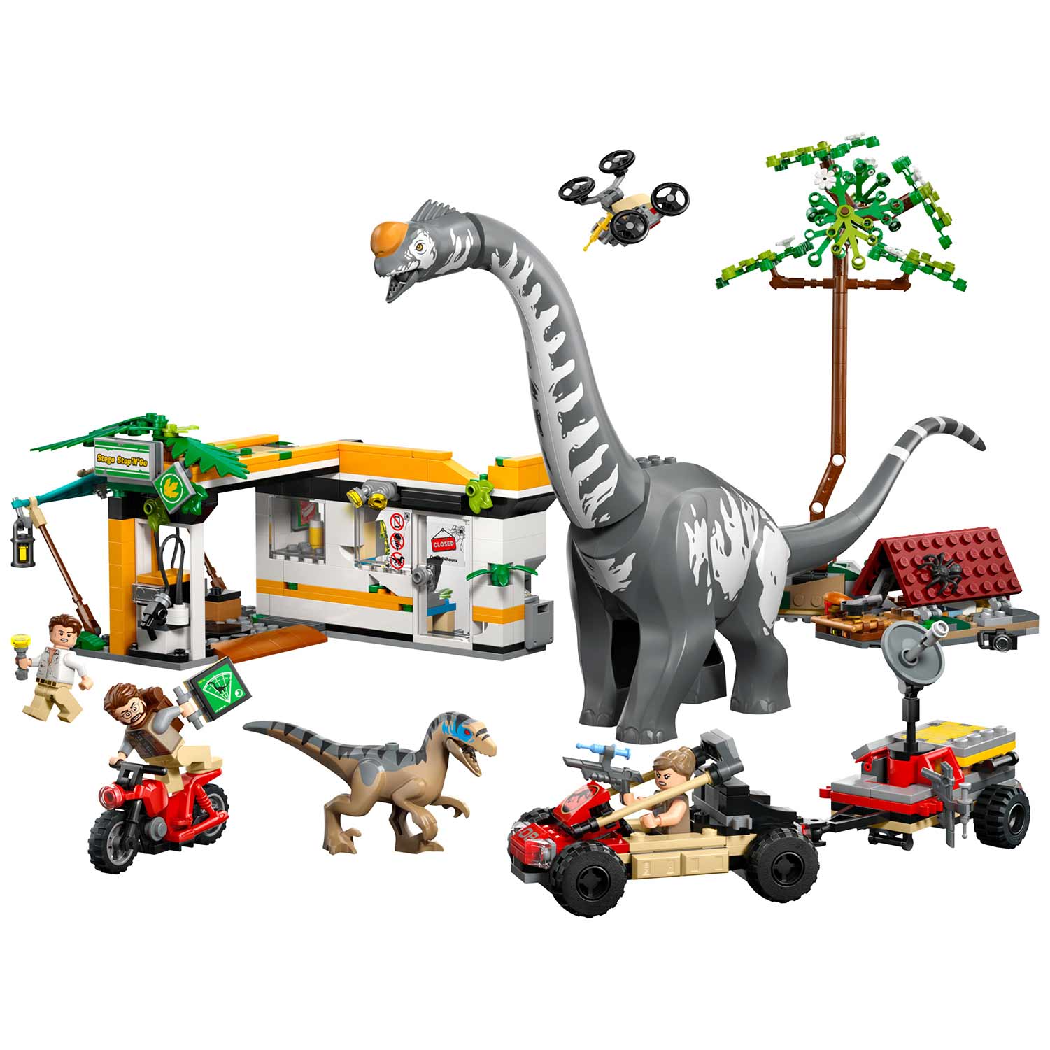 LEGO® Jurassic World™ - Missão de Localização de Raptor e Titanossauro - 76973 ( Imagem 2 de 4 ) - Preview