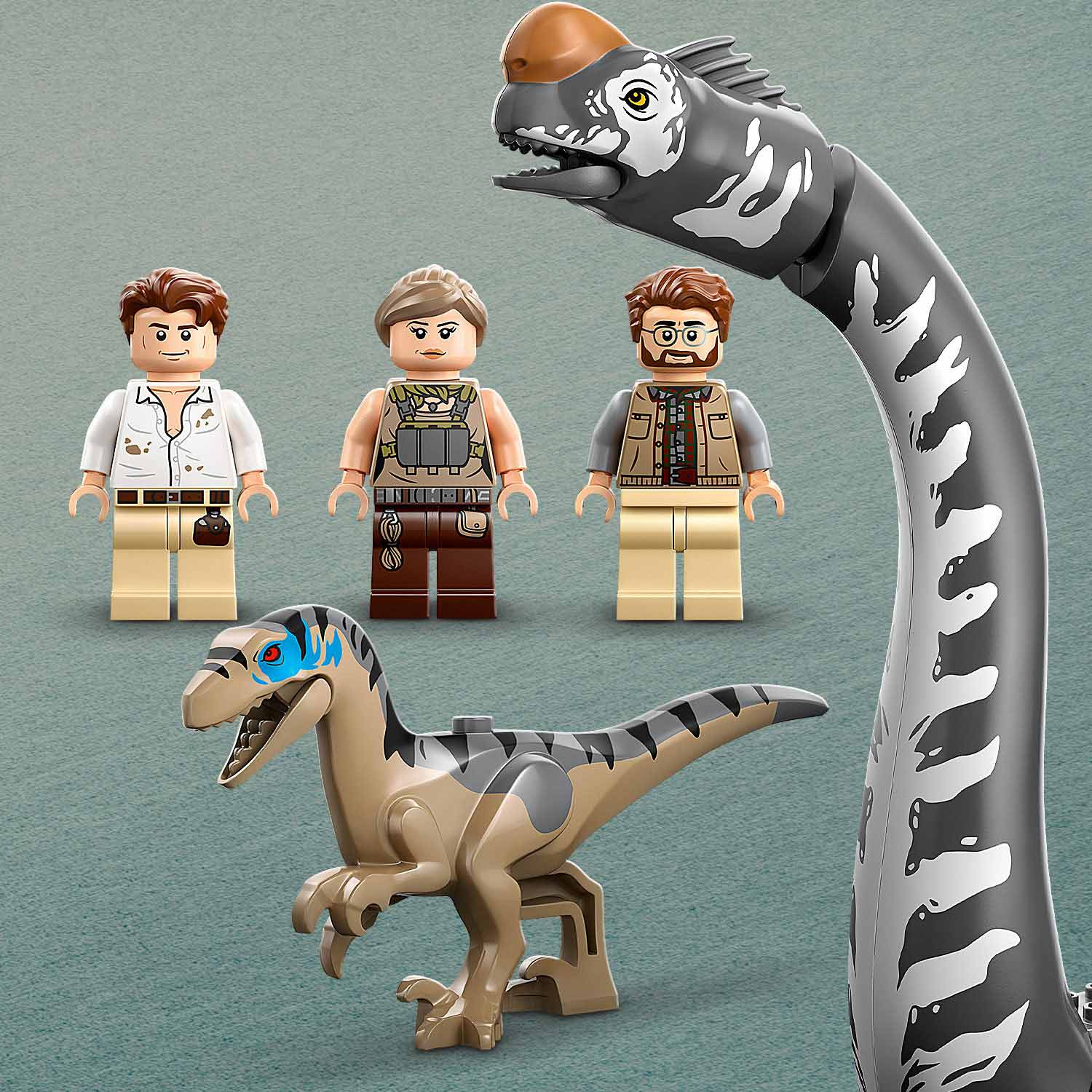 LEGO® Jurassic World™ - Missão de Localização de Raptor e Titanossauro - 76973 ( Imagem 3 de 4 ) - Preview