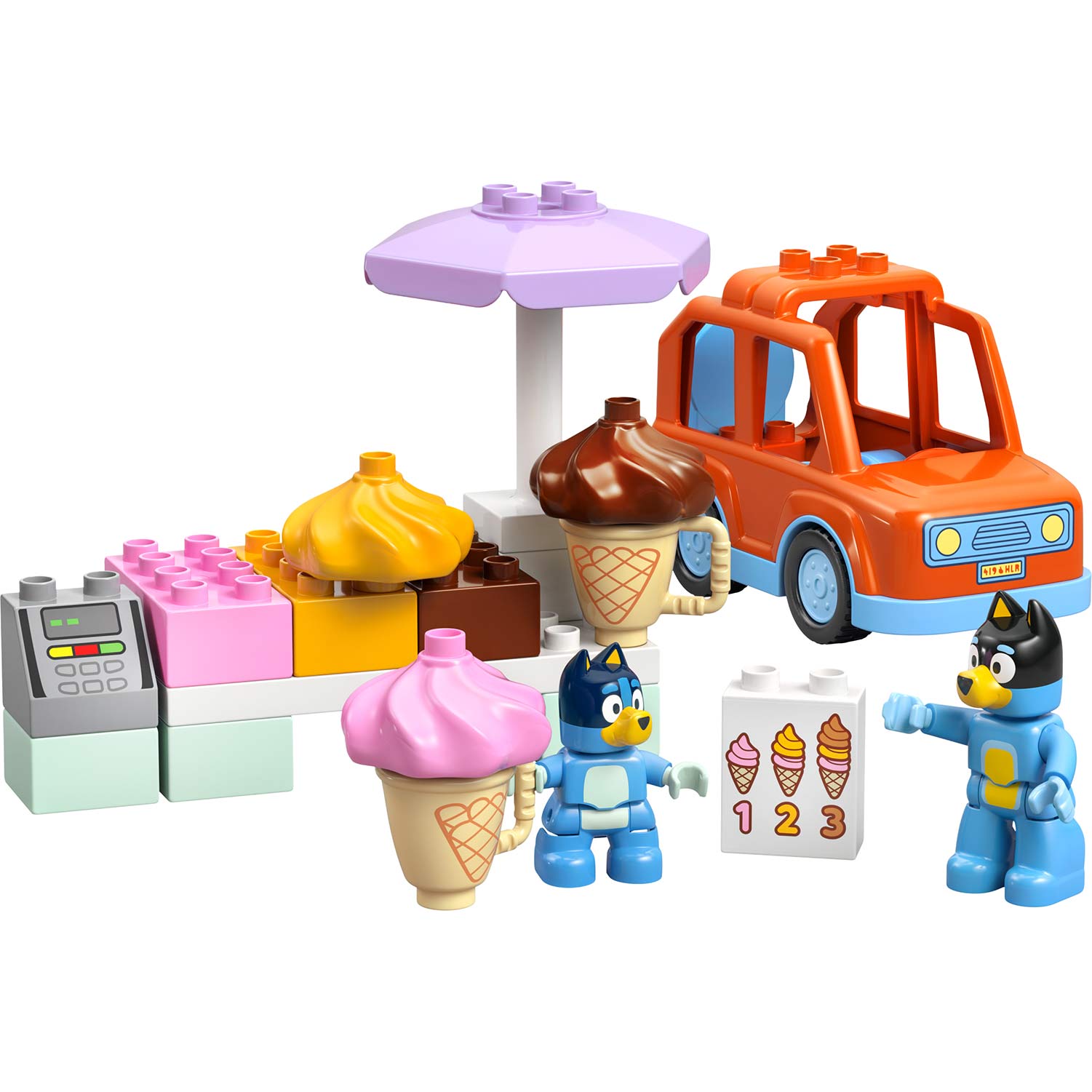 LEGO® DUPLO® Bluey - Passeio Para Gelados com a Bluey - 10458 ( Imagem 2 de 4 ) - Preview