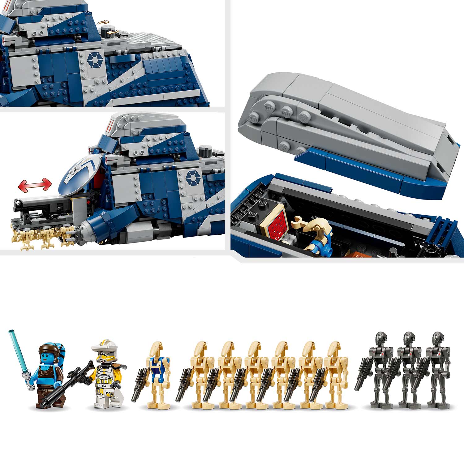 LEGO® Star Wars™ - MTT™ Separatista da Batalha de Felucia - 75435 ( Imagem 4 de 4 ) - Preview
