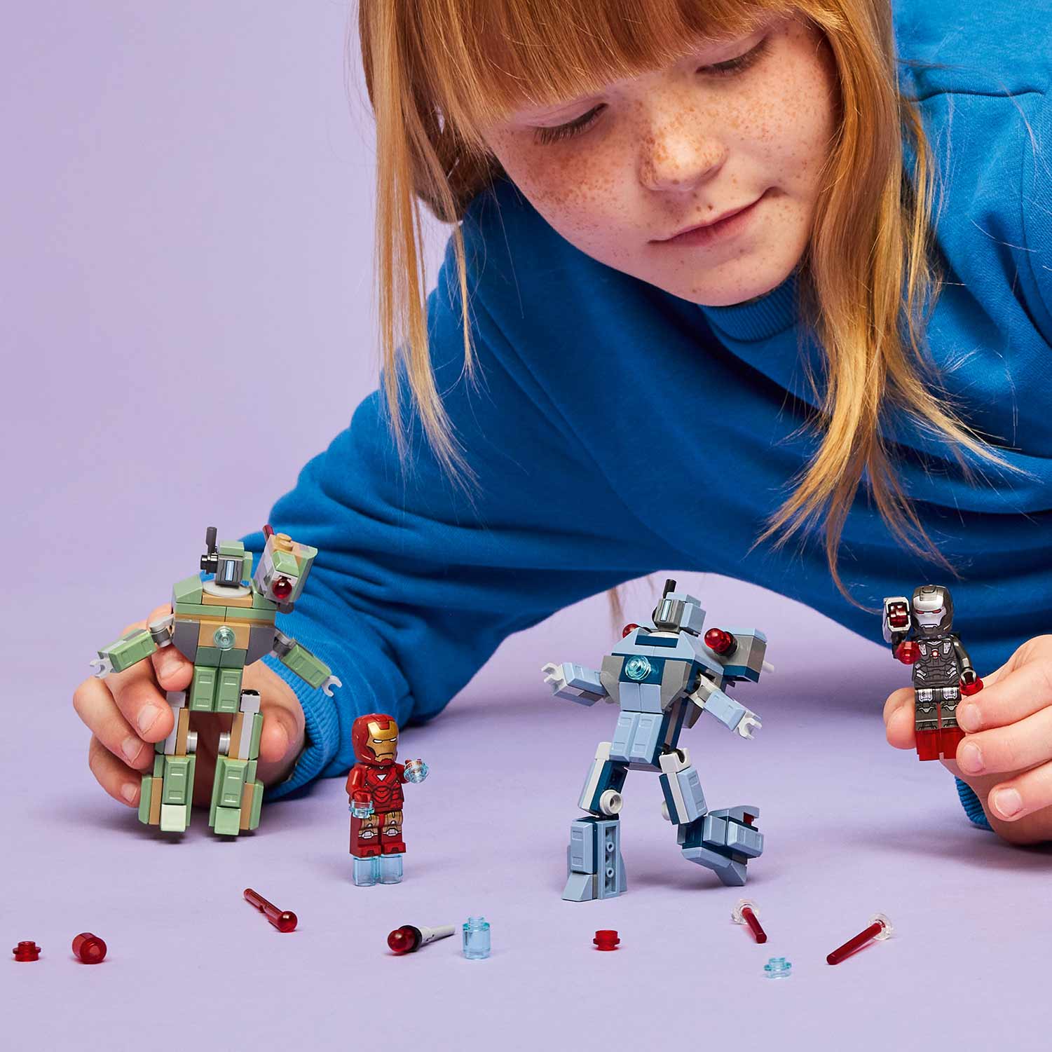 LEGO® Marvel - Iron Man e Máquina de Guerra contra Drones Hammer - 76320 ( Imagem 3 de 4 ) - Preview