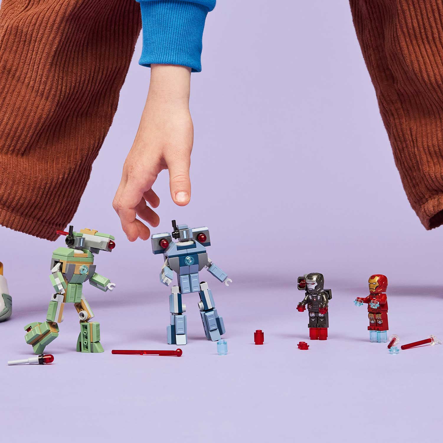 LEGO® Marvel - Iron Man e Máquina de Guerra contra Drones Hammer - 76320 ( Imagem 4 de 4 ) - Preview