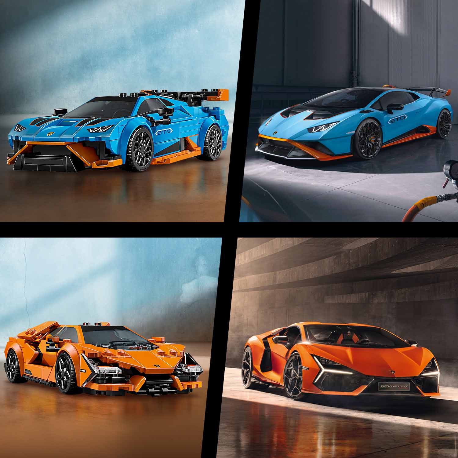 LEGO® Speed Champions 77238 - Lamborghini Revuelto e Huracán STO ( Imagem 4 de 5 ) - Preview
