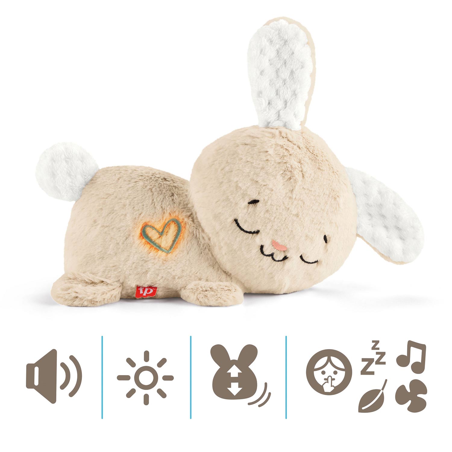 Peluche Coelhinho Acalma E Relaxa Fisher-Price Mattel Hxg97 ( Imagem 2 de 4 ) - Preview